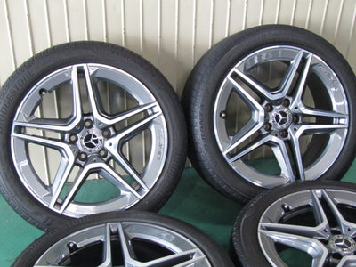 綺麗な純正品・Aクラス・W177・Bクラス・W247・CLAクラス・C118【ホイール】メルセデスベンツ　W177　Aクラス純正　AMG5スポーク【タイヤ】ピレリ　Powergy（パワジー）（保土ヶ谷本店）