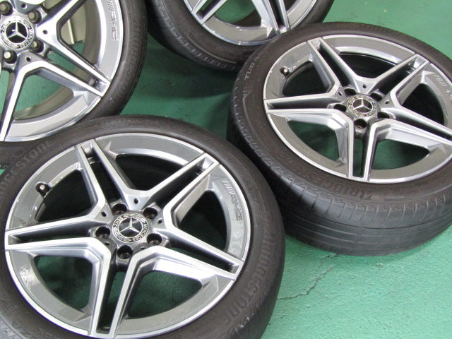 冬準備特価価格・Aクラス・W177・Bクラス・W247・CLAクラス・C118【ホイール】メルセデスベンツ　W177　Aクラス純正　AMG5スポーク【タイヤ】ピレリ　ウインターアイスアシンメトリコPlusランフラット（保土ヶ谷本店）