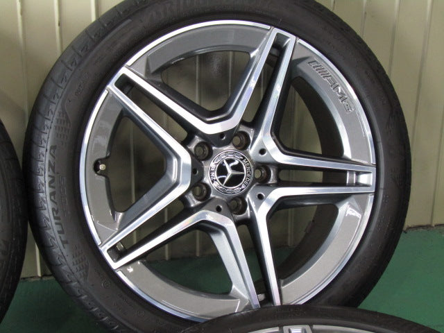 綺麗な純正品・Aクラス・W177・Bクラス・W247・CLAクラス・C118【ホイール】メルセデスベンツ　W177　Aクラス純正　AMG5スポーク【タイヤ】ピレリ　Powergy（パワジー）（保土ヶ谷本店）