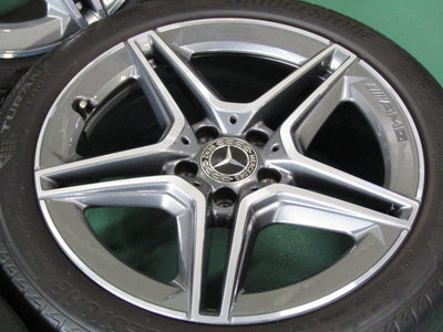 冬準備特価価格・Aクラス・W177・Bクラス・W247・CLAクラス・C118【ホイール】メルセデスベンツ　W177　Aクラス純正　AMG5スポーク【タイヤ】ピレリ　ウインターアイスアシンメトリコPlusランフラット（保土ヶ谷本店）