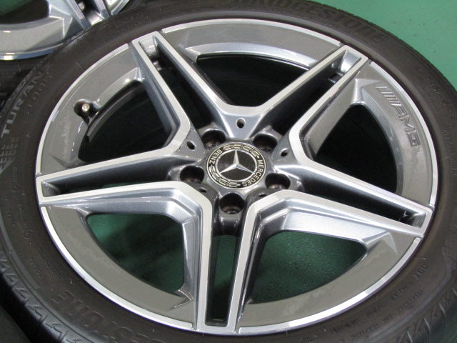 綺麗な純正品・Aクラス・W177・Bクラス・W247・CLAクラス・C118【ホイール】メルセデスベンツ　W177　Aクラス純正　AMG5スポーク【タイヤ】ピレリ　Powergy（パワジー）（保土ヶ谷本店）