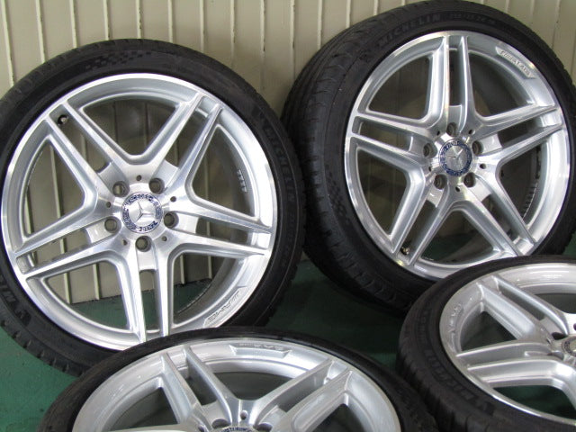 ▲発送限定品▼・Cクラス・W204・S204【ホイール】メルセデスベンツ　W204　Cクラス後期純正　AMG5スポーク【タイヤ】MINERVA（ミネルバ）F205（保土ヶ谷本店）