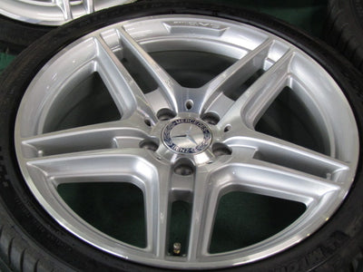 ▲発送限定品▼・Cクラス・W204・S204【ホイール】メルセデスベンツ　W204　Cクラス後期純正　AMG5スポーク【タイヤ】MINERVA（ミネルバ）F205（保土ヶ谷本店）