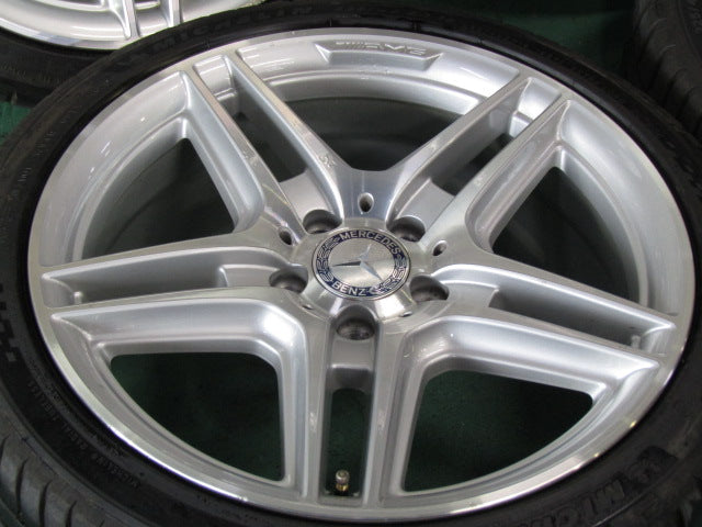 ▲発送限定品▼・Cクラス・W204・S204【ホイール】メルセデスベンツ　W204　Cクラス後期純正　AMG5スポーク【タイヤ】MINERVA（ミネルバ）F205（保土ヶ谷本店）