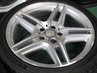 ▲発送限定品▼・Cクラス・W204・S204【ホイール】メルセデスベンツ　W204　Cクラス後期純正　AMG5スポーク【タイヤ】MINERVA（ミネルバ）F205（保土ヶ谷本店）