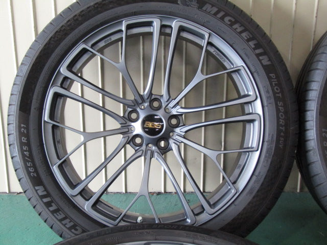 超希少で美品・レクサス・RX【ホイール】BBS　RE-X　RE-X002　Forged　マットグレイ【タイヤ】ミシュラン　パイロットスポーツ4SUV（保土ヶ谷本店）