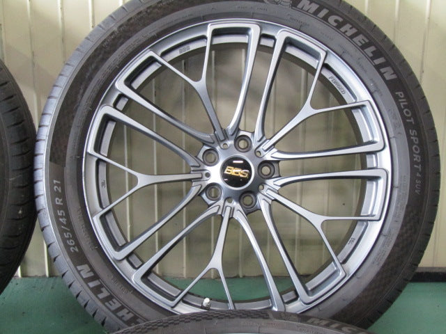 超希少で美品・レクサス・RX【ホイール】BBS　RE-X　RE-X002　Forged　マットグレイ【タイヤ】ミシュラン　パイロットスポーツ4SUV（保土ヶ谷本店）