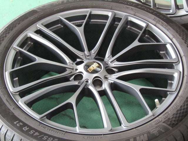 超希少で美品・レクサス・RX【ホイール】BBS　RE-X　RE-X002　Forged　マットグレイ【タイヤ】ミシュラン　パイロットスポーツ4SUV（保土ヶ谷本店）