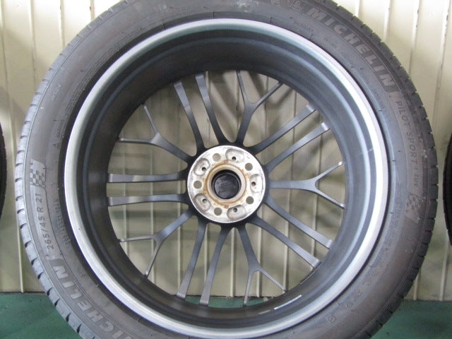 超希少で美品・レクサス・RX【ホイール】BBS　RE-X　RE-X002　Forged　マットグレイ【タイヤ】ミシュラン　パイロットスポーツ4SUV（保土ヶ谷本店）