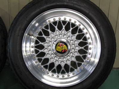 超希少当時品・ポルシェ・911・964【ホイール】ポルシェ専用品　BBS　RS　RS157/RS158【タイヤ】緩衝材程度（保土ヶ谷本店）