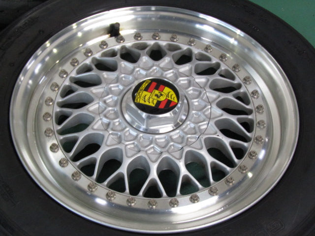 超希少当時品・ポルシェ・911・964【ホイール】ポルシェ専用品　BBS　RS　RS157/RS158【タイヤ】緩衝材程度（保土ヶ谷本店）