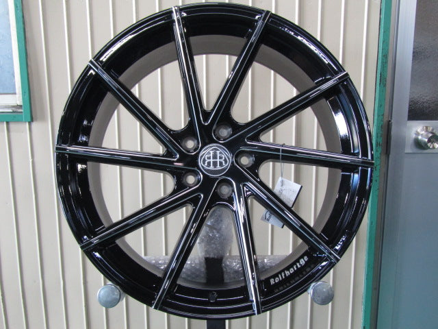 1台限定価格・Sクラス・W222・W223・Eクラス・W213・W214・CLSクラス・W257・W218・SLクラス・R230・R231【ホイール】ロルフハルトゲ　F10　ブラック＆サイドマシニング限定品【タイヤ】弊社指定輸入タイヤ（保土ヶ谷本店）