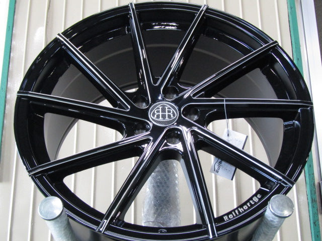 1台限定価格・Sクラス・W222・W223・Eクラス・W213・W214・CLSクラス・W257・W218・SLクラス・R230・R231【ホイール】ロルフハルトゲ　F10　ブラック＆サイドマシニング限定品【タイヤ】弊社指定輸入タイヤ（保土ヶ谷本店）