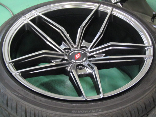 現状1台限定品・86・BRZ・カローラスポーツ【ホイール】INFORGED（インフォージド）IFG37　ハイパーブラック　未使用品【タイヤ】ハンコック　ラウフェンS-FIT　AS-01（保土ヶ谷本店）