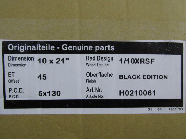 超希少1台限定・Gクラス・W463・ゲレンデ・G63AMG・G65AMG【ホイール】カールソン　1/10X・RSF　ブラックエディション　未使用品【タイヤ】KUMHO（クムホ）エクスタPS71SUV（保土ヶ谷本店）