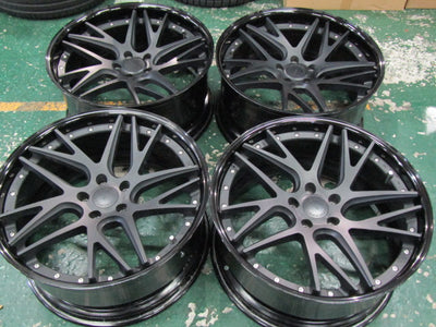 チューナー設定・LS460・LS600h【ホイール】WORK　グノーシスCVX　ブラックアルマイトリム【タイヤ】弊社指定輸入タイヤ（港北店）