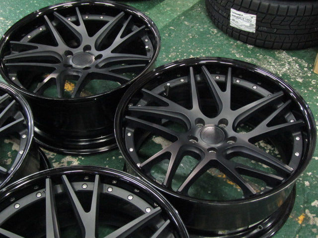 チューナー設定・LS460・LS600h【ホイール】WORK　グノーシスCVX　ブラックアルマイトリム【タイヤ】弊社指定輸入タイヤ（港北店）