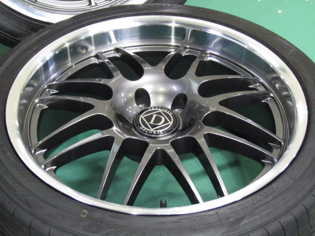 数量限定・ヴェルファイア・クラウン・GS・CX-・エクストレイル【ホイール】嘉衛門オリジナル　Kフォース　DEEP（ディープ）ハイパーブラック【タイヤ】弊社指定輸入タイヤ（港北店）