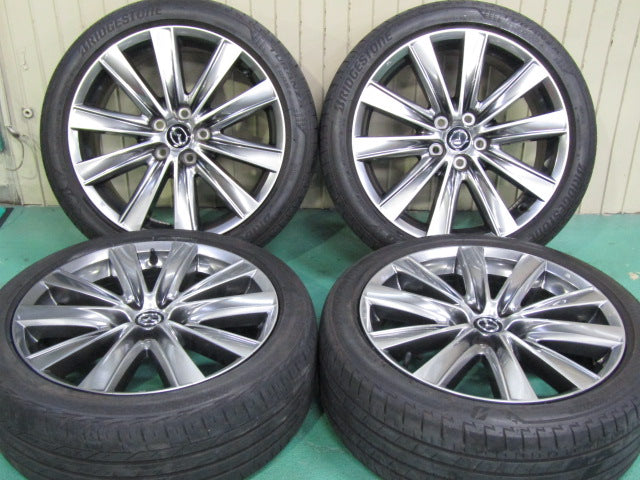 グレードアップに・マツダ・アテンザ【ホイール】MAZDA　GJ系　マツダ6　Lパッケージ純正　高輝度塗装【タイヤ】ハンコック　ベンタスS1Evo3（保土ヶ谷本店）
