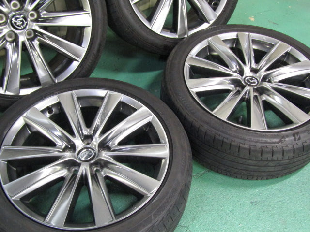 グレードアップに・マツダ・アテンザ【ホイール】MAZDA　GJ系　マツダ6　Lパッケージ純正　高輝度塗装【タイヤ】ハンコック　ベンタスS1Evo3（保土ヶ谷本店）