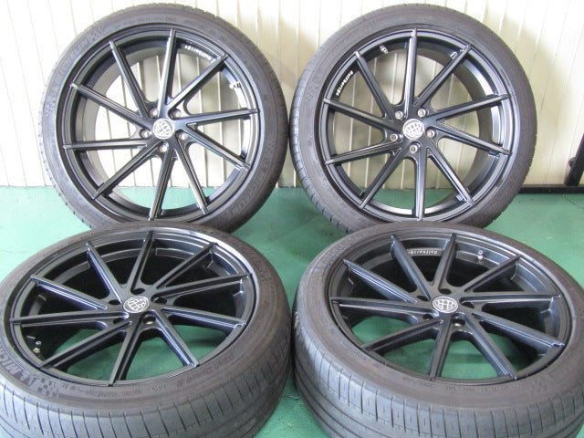 1台限定特価価格・Sクラス・W222・Sクーペ・C217【ホイール】ロルフハルトゲ　F10　マットブラックエディション【タイヤ】ミシュラン　パイロットスポーツ3　ベンツ承認タイヤ（保土ヶ谷本店）