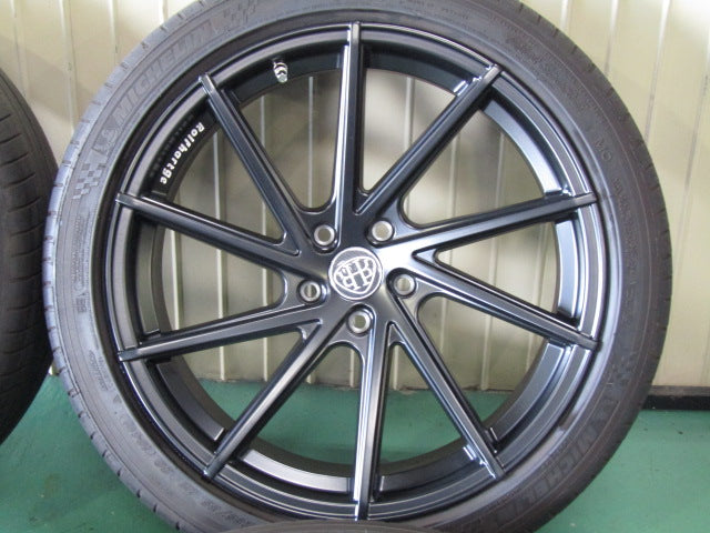 1台限定特価価格・Sクラス・W222・Sクーペ・C217【ホイール】ロルフハルトゲ　F10　マットブラックエディション【タイヤ】ミシュラン　パイロットスポーツ3　ベンツ承認タイヤ（保土ヶ谷本店）