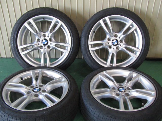 新品付き・3シリーズ・F30・F31・4シリーズ・F32・F33・F36【ホイール】BMW　F30　F31　3シリーズ　Mスポーツ純正　スタースポークスタイリング400M【タイヤ】ピレリ　アイスゼロアシンメトリコ（保土ヶ谷本店）