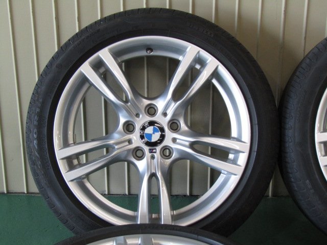 新品付き・3シリーズ・F30・F31・4シリーズ・F32・F33・F36【ホイール】BMW　F30　F31　3シリーズ　Mスポーツ純正　スタースポークスタイリング400M【タイヤ】ピレリ　アイスゼロアシンメトリコ（保土ヶ谷本店）