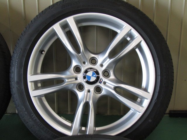 新品付き・3シリーズ・F30・F31・4シリーズ・F32・F33・F36【ホイール】BMW　F30　F31　3シリーズ　Mスポーツ純正　スタースポークスタイリング400M【タイヤ】ピレリ　アイスゼロアシンメトリコ（保土ヶ谷本店）