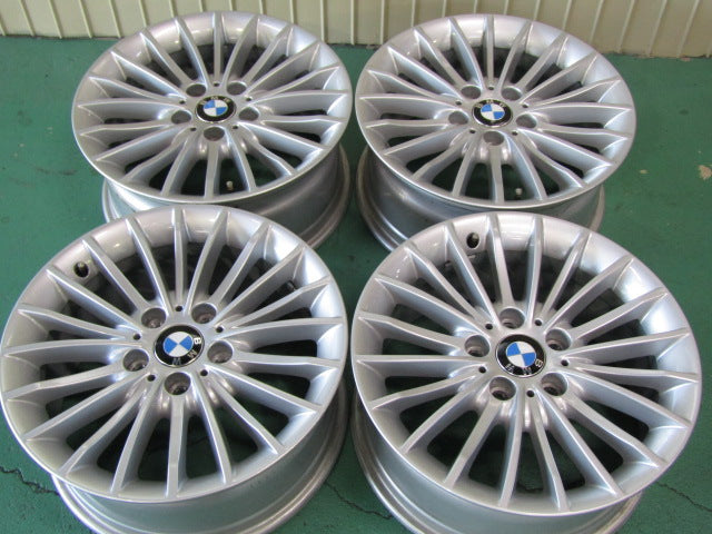 冬物限定価格・3シリーズ・F30・F31・4シリーズ・F32・F33・F36【ホイール】BMW　F30　3シリーズ純正　マルチスポークスタイリング414【タイヤ】ピレリ　ウインターアイスアシンメトリコPlusランフラット（保土ヶ谷本店）