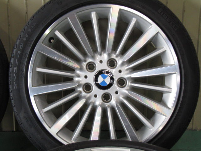 特価価格・BMW・3シリーズ・F30・F31・4シリーズ・F32・F33・F36【ホイール】BMW　F30　3シリーズ　ラグジュアリー純正　マルチスポーク416【タイヤ】MINERVA（ミネルバ）F205（保土ヶ谷本店）