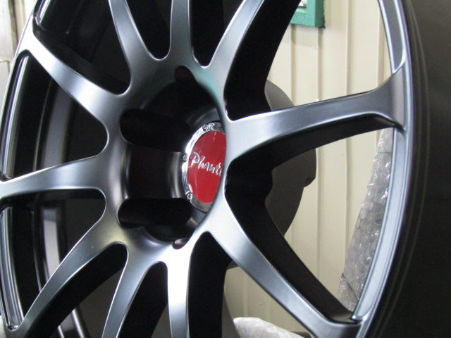 ▲発送限定品▼・国産車の汎用に・ドリケツにも【ホイール】Phantom （ファントム）X　マットブラック【タイヤ】無し（港北店）