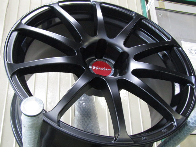 ▲発送限定品▼・国産車の汎用に・ドリケツにも【ホイール】Phantom （ファントム）X　マットブラック【タイヤ】無し（港北店）