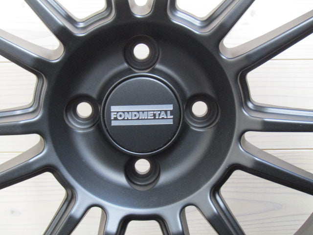 フィアット・アバルト・500・595・695・チンクエチェント【ホイール】Fondmetal（フォンドメタル）9RR マットブラック【タイヤ –  ホイールとタイヤの専門店 嘉衛門オンラインストア