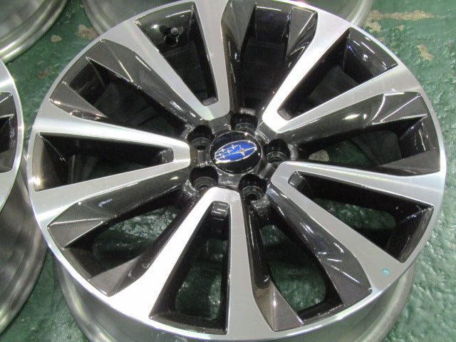 超希少・新車外し品【ホイール】スバル　SJ系　フォレスター後期純正【タイヤ】ピレリ　アイスゼロアシンメトリコ（港北店）
