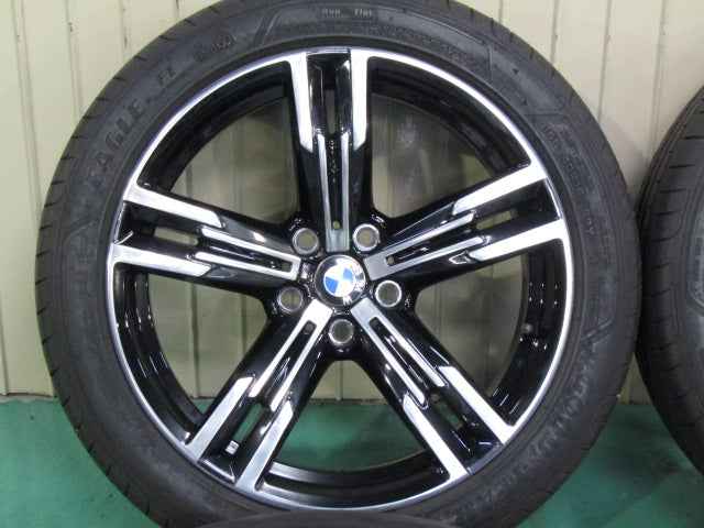 ▲発送限定品▼・3シリーズ・G20・G21・4シリーズ・G22・G23【ホイール】BMW　G20　3シリーズ純正　ダブルスポークスタイリング848M【タイヤ】グッドイヤー　イーグルF1　アシンメトリック3　BMW承認ランフラット（保土ヶ谷本店）