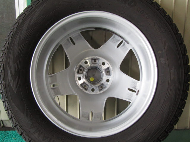 ▲現状発送限定品▼・Gクラス・W463・ゲレンデ【ホイール】メルセデスベンツ　W463　Gクラス　G500後期純正【タイヤ】ブリヂストン　デューラーH/Pスポーツ（保土ヶ谷本店）