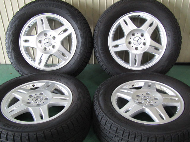 ▲現状発送限定品▼・Gクラス・W463・ゲレンデ【ホイール】メルセデスベンツ　W463　Gクラス　G500後期純正【タイヤ】ブリヂストン　デューラーH/Pスポーツ（保土ヶ谷本店）