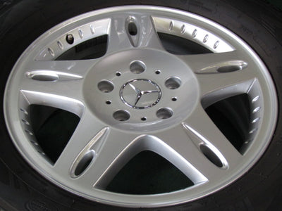 ▲現状発送限定品▼・Gクラス・W463・ゲレンデ【ホイール】メルセデスベンツ　W463　Gクラス　G500後期純正【タイヤ】ブリヂストン　デューラーH/Pスポーツ（保土ヶ谷本店）