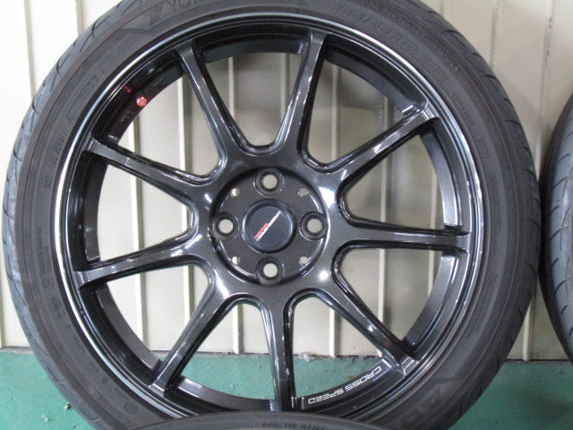 ▲発送限定品▼・アクア・フィット・マツダ2・デミオ・ノート【ホイール】ホットスタッフ　クロススピード　ハイパーエディションRS9【タイヤ】ヨコハマ　ADVAN FLEVA（アドバン フレバ）V701（保土ヶ谷本店）