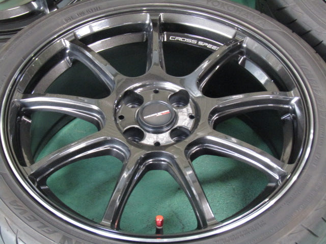 ▲発送限定品▼・アクア・フィット・マツダ2・デミオ・ノート【ホイール】ホットスタッフ　クロススピード　ハイパーエディションRS9【タイヤ】ヨコハマ　ADVAN FLEVA（アドバン フレバ）V701（保土ヶ谷本店）