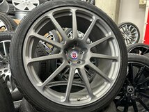 高級ホイール・鍛造品　インチアップに　【アルミ】HRE　P43L　FORGED　【タイヤ】ヨコハマタイヤ　PARADA　（世田谷店）