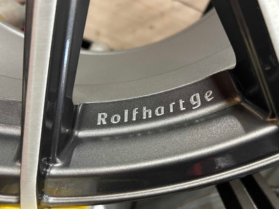 新品ホイールのみ4本　単体　多車種流用可能　ベンツに　【アルミ】RolfHartge　ロルフハルトゲ　F10　ブラッシュドエディション　（世田谷店）