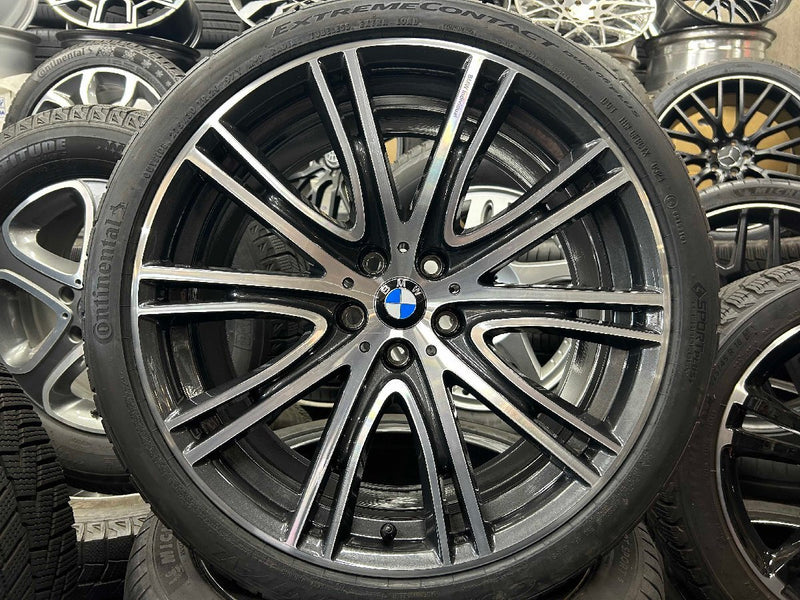 新品タイヤ付きでお買い得インチアップに　【アルミ】BMW　5シリーズ　G30純正　Individual Vスポーク759　【タイヤ】コンチネンタル　エクストリームコンタクトDWS06+　(世田谷店)