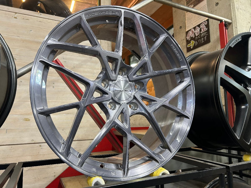 ホイールのみ4本　単体　鍛造品　人とは違うデザインで個性的に　【アルミ】FACE　WHEELS　FW1003　FORGED　鍛造品　(世田谷店)