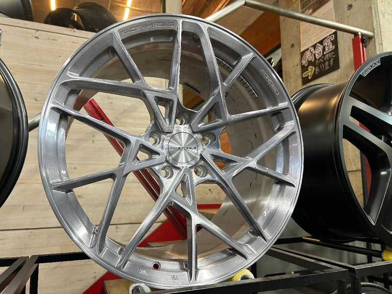 ホイールのみ4本　単体　鍛造品　人とは違うデザインで個性的に　【アルミ】FACE　WHEELS　FW1003　FORGED　鍛造品　(世田谷店)