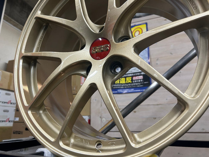 希少な鍛造　BBS　アルピーヌに装着してました！【アルミ】BBS　RI-A　RI-A054　RI-A017　ホイールのみ4本　単体　（世田谷店）