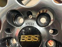 ホイールのみ4本セット　単体　1台分　イメージチェンジに　【アルミ】BBS　RF　F526　ダイヤモンドブラックカラー　（世田谷店）