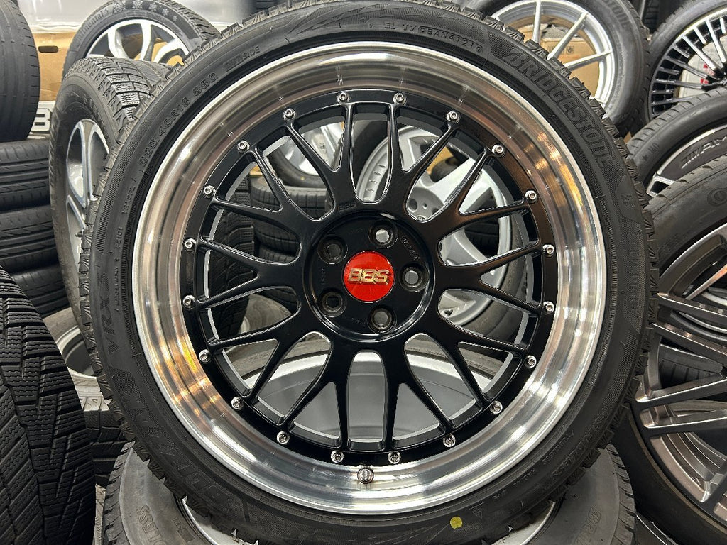 冬セット スタッドレスタイヤ 鍛造で人気の黒 冬でもオシャレに 【アルミ】BBS LM LM247 【タイヤ】ブリヂストン ブリザック VR –  ホイールとタイヤの専門店 嘉衛門オンラインストア