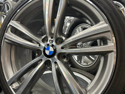 夏セット　純正インチップに人気の純正品　【アルミ】BMW　4シリーズ　Mスポーツ　ダブルスポーク442M　【タイヤ】ハンコック